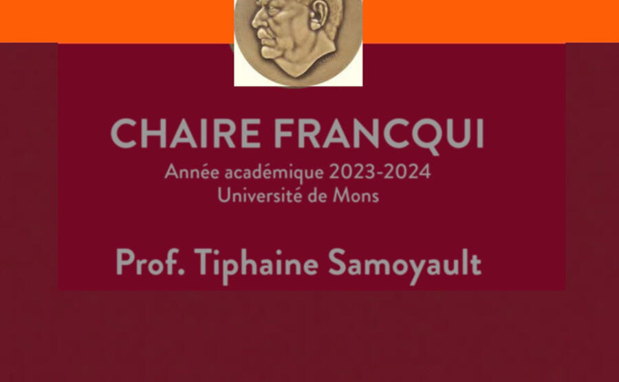Cinq conférences de Tiphaine Samoyault, lauréate de la Chaire Francqui 2023-2024